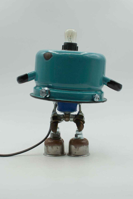 Robot lampada da tavolo stile "PENTOLINO" fatta a mano