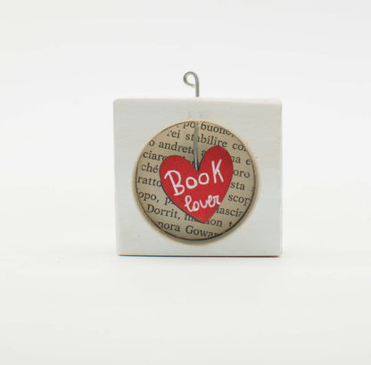 I Sospesi – Piccoli Quadri Artigianali in Legno da Appendere -  Book-lover