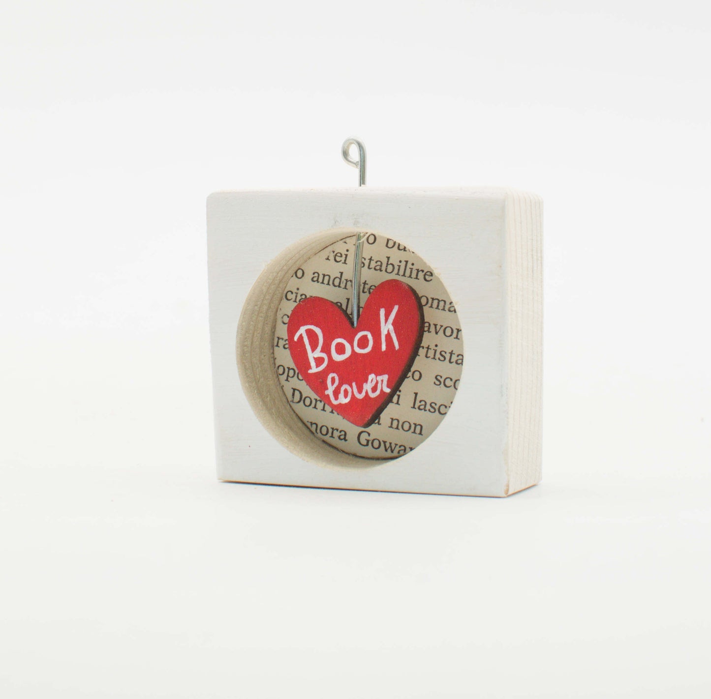 I Sospesi – Piccoli Quadri Artigianali in Legno da Appendere -  Book-lover