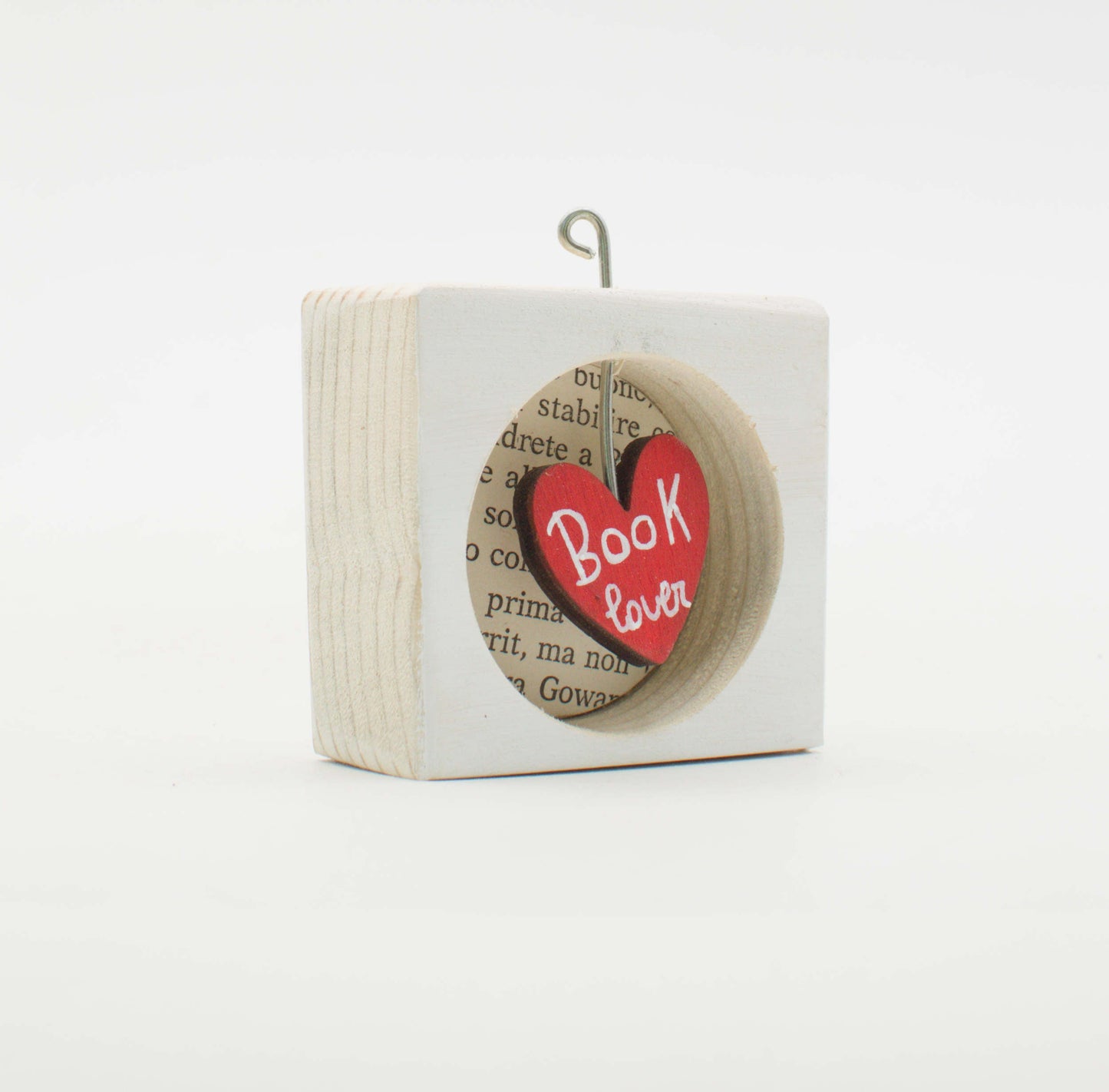I Sospesi – Piccoli Quadri Artigianali in Legno da Appendere -  Book-lover