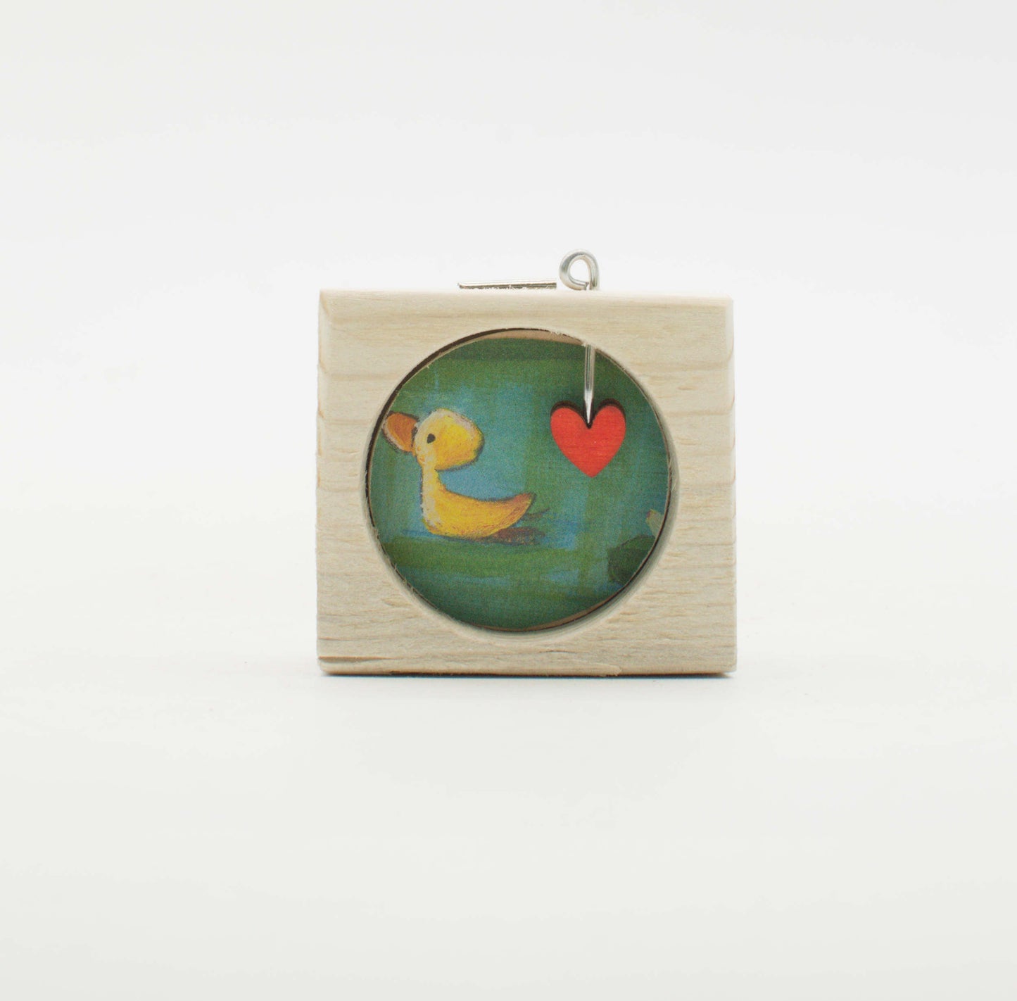 I Sospesi – Piccoli Quadri Artigianali in Legno da Appendere -  Duck