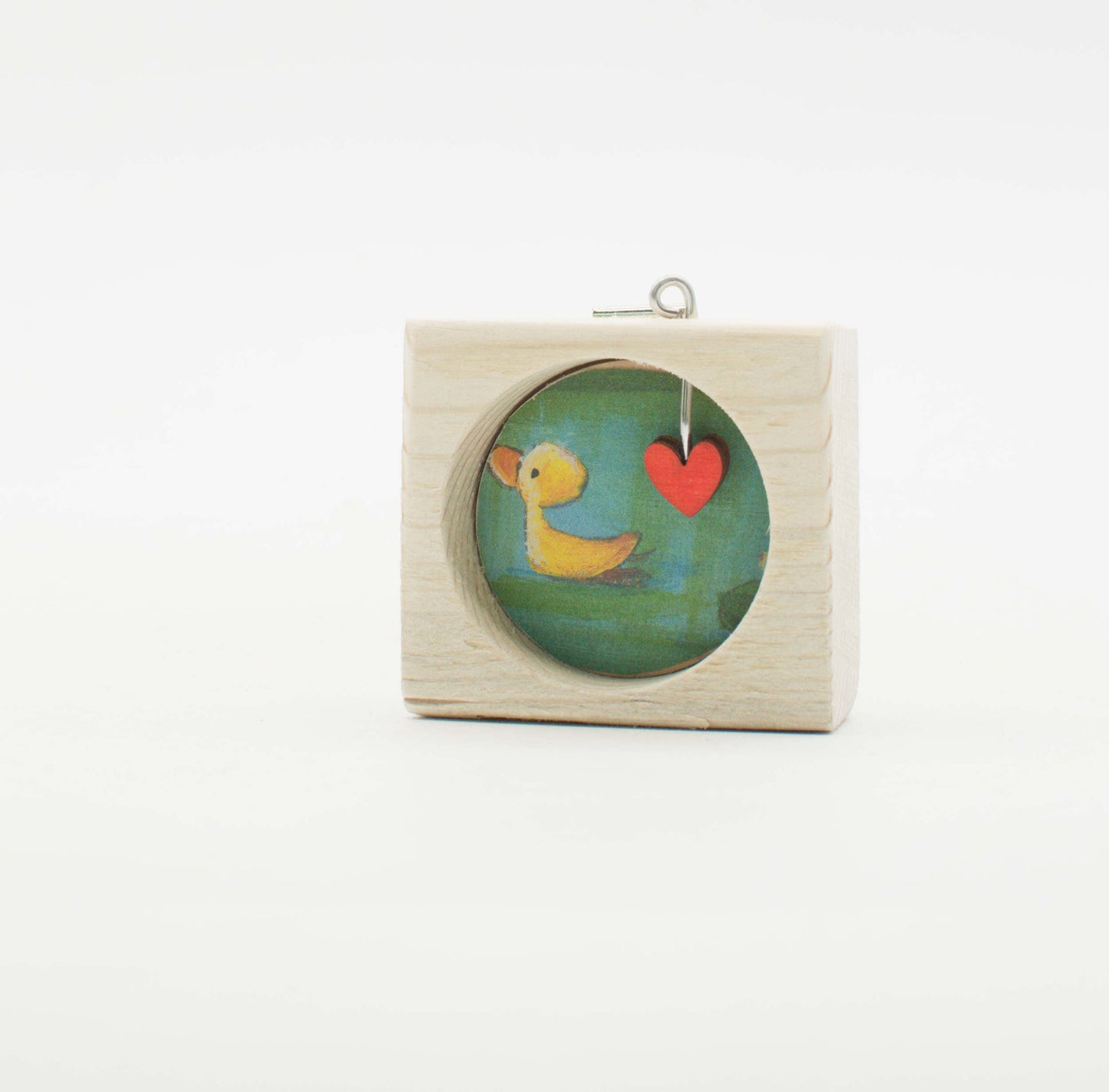 I Sospesi – Piccoli Quadri Artigianali in Legno da Appendere -  Duck