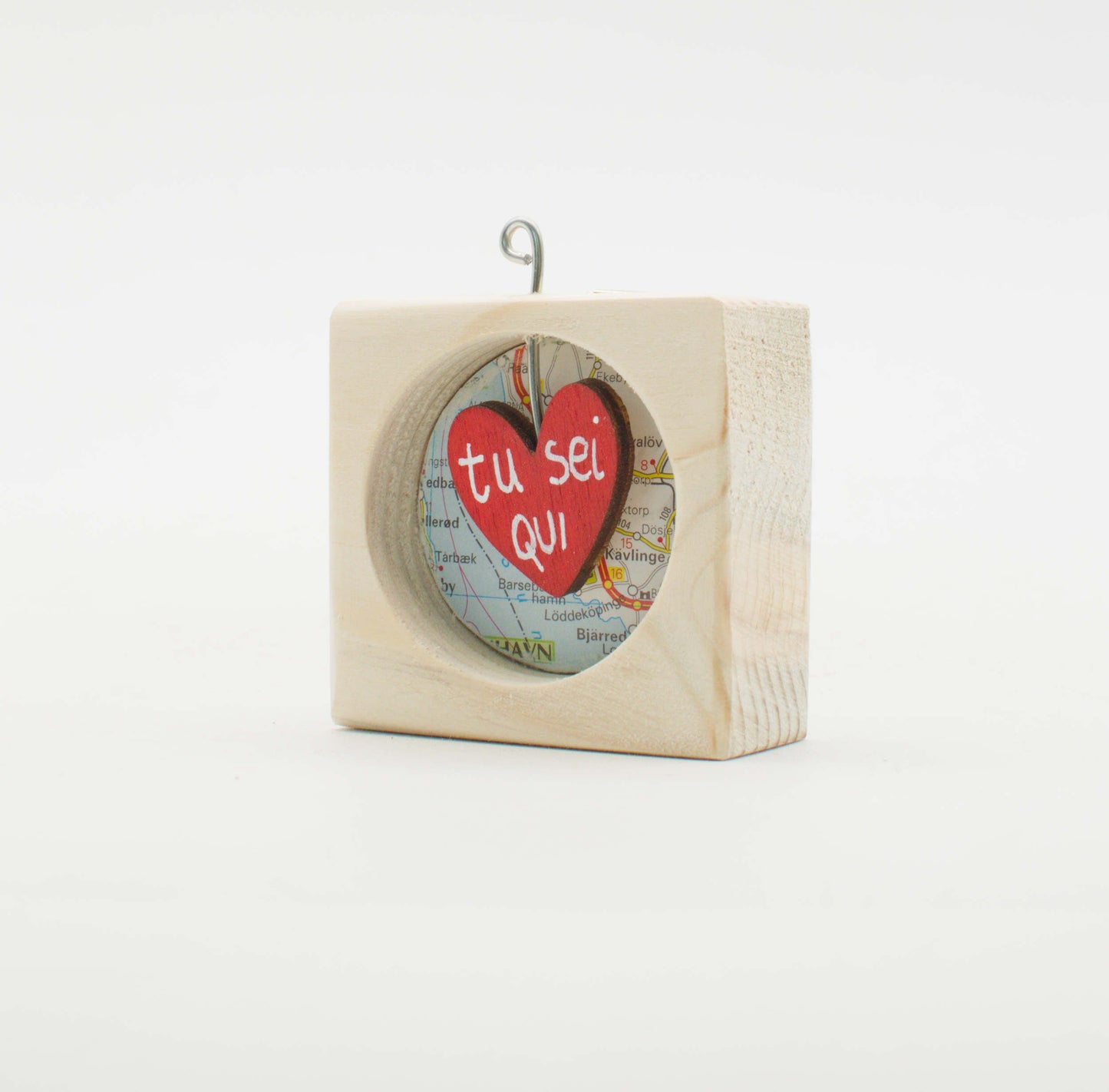 I Sospesi – Piccoli Quadri Artigianali in Legno da Appendere - Love