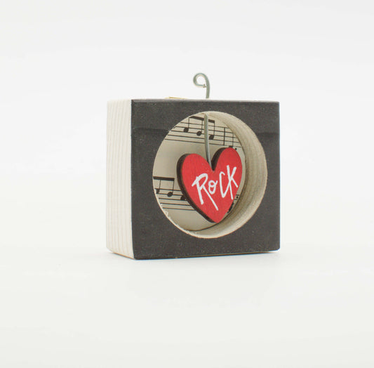 I Sospesi – Piccoli Quadri Artigianali in Legno da Appendere -  Rock