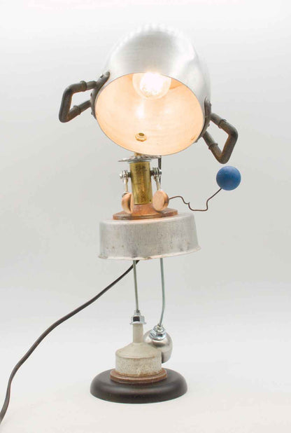 Robot lampada da tavolo stile "BALLERINA" fatta a mano